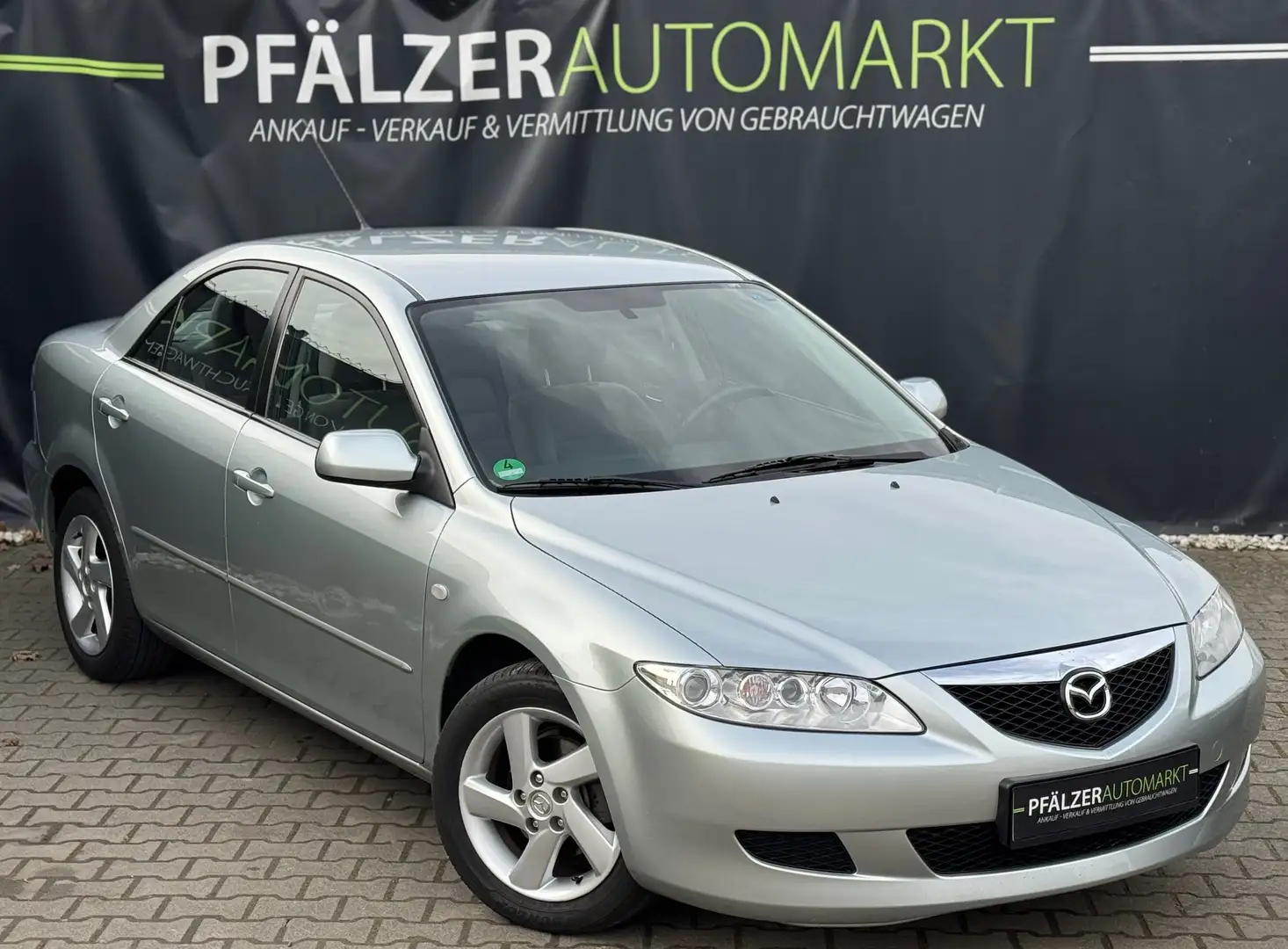 Mazda 6 1.8 Comfort 1.Hand 98.000 km Klimaautomatik TOP Grau - 1