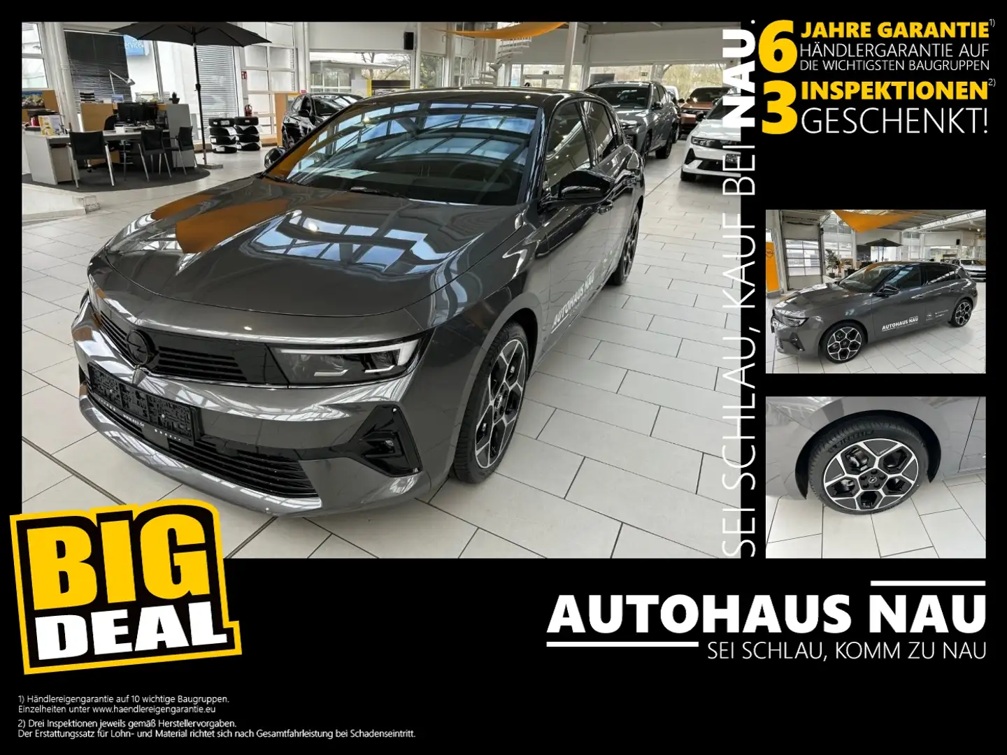 Opel Astra GS 48V Mild Hybrid inkl. Big Deal Grau - 1