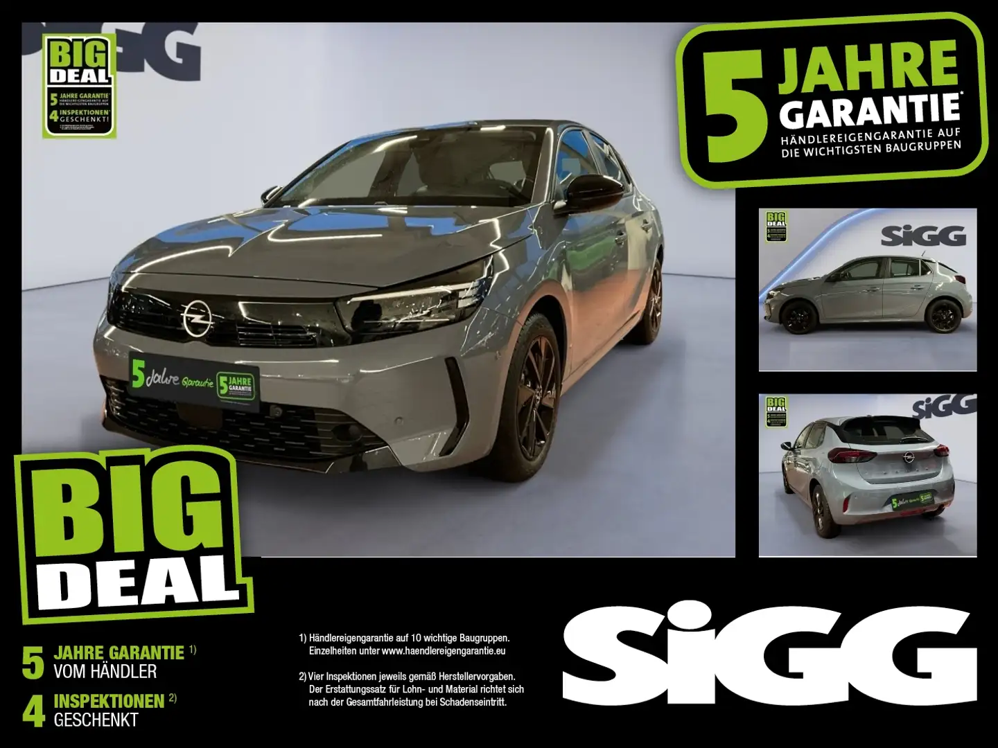 Opel Corsa F 1.2 Turbo Edition 360 AUT DynLicht LED Grau - 1