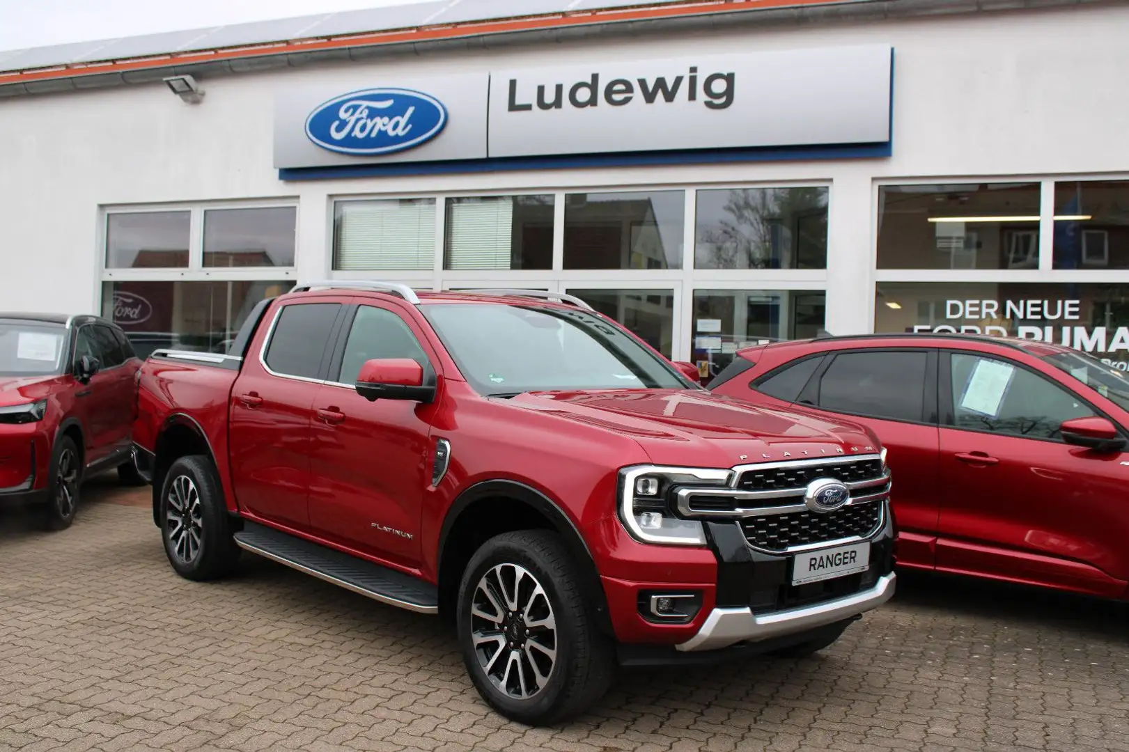 Ford Ranger Platinum e4WD Doppelkabine Matrix LED B&O Rood - 1