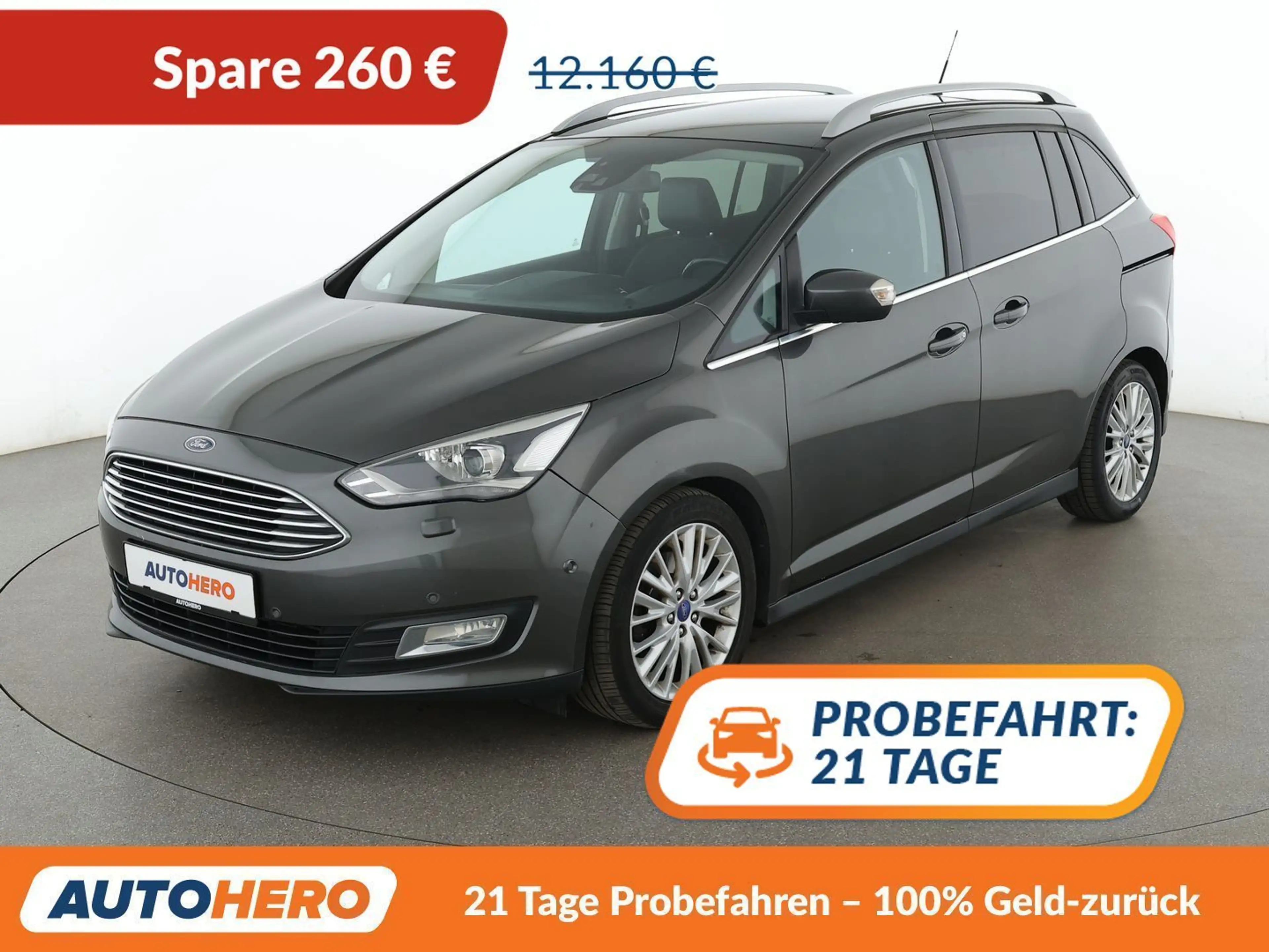 Ford Grand C-Max 2.0 TDCi Titanium *NAV*TEMP*PDC*SHZ*ALU*PANO*