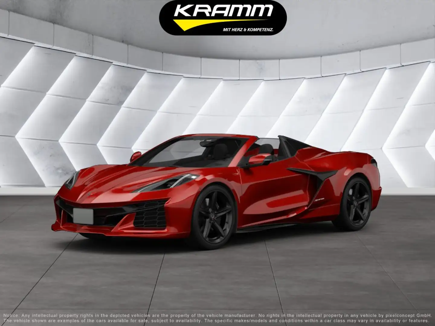Corvette C8 Cabrio 6.2 V8 3LT Z51 2024 Sportp. HUD LED BT Rouge - 1