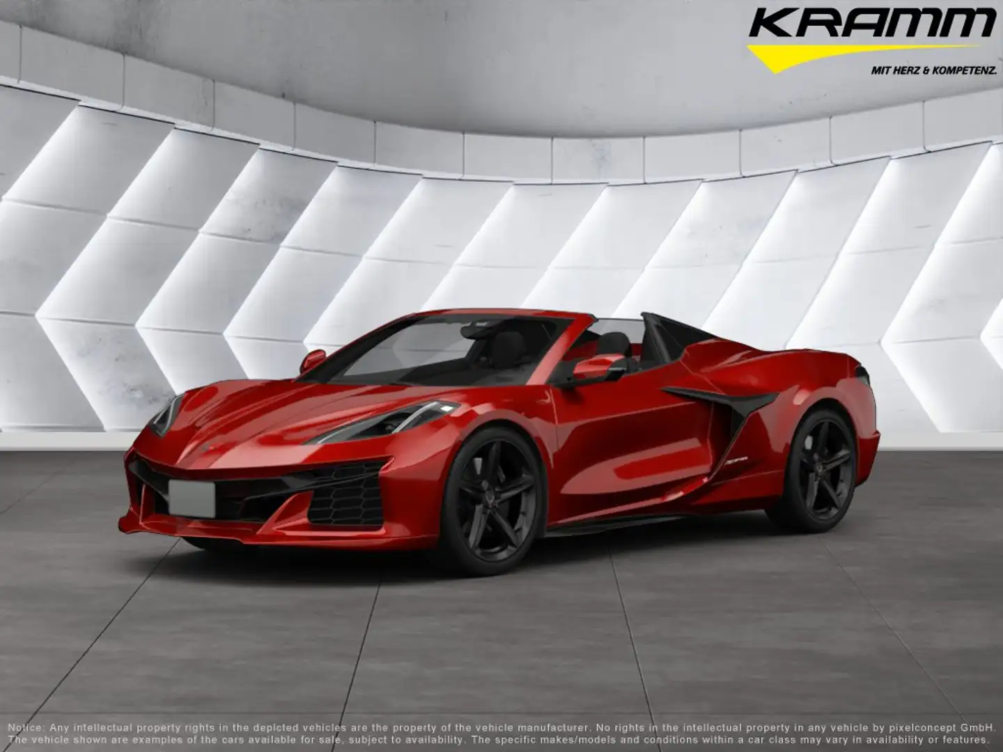 Corvette C8 Cabrio 6.2 V8 3LT Z51 2024 Sportp. HUD LED BT Rot - 1
