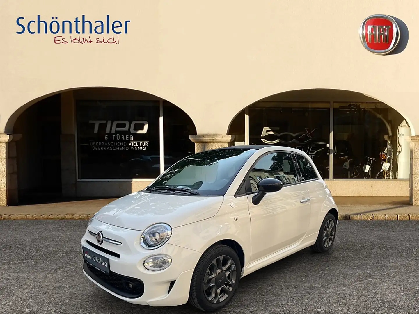 Fiat 500C FireFly Hybrid 70 Google Weiß - 1