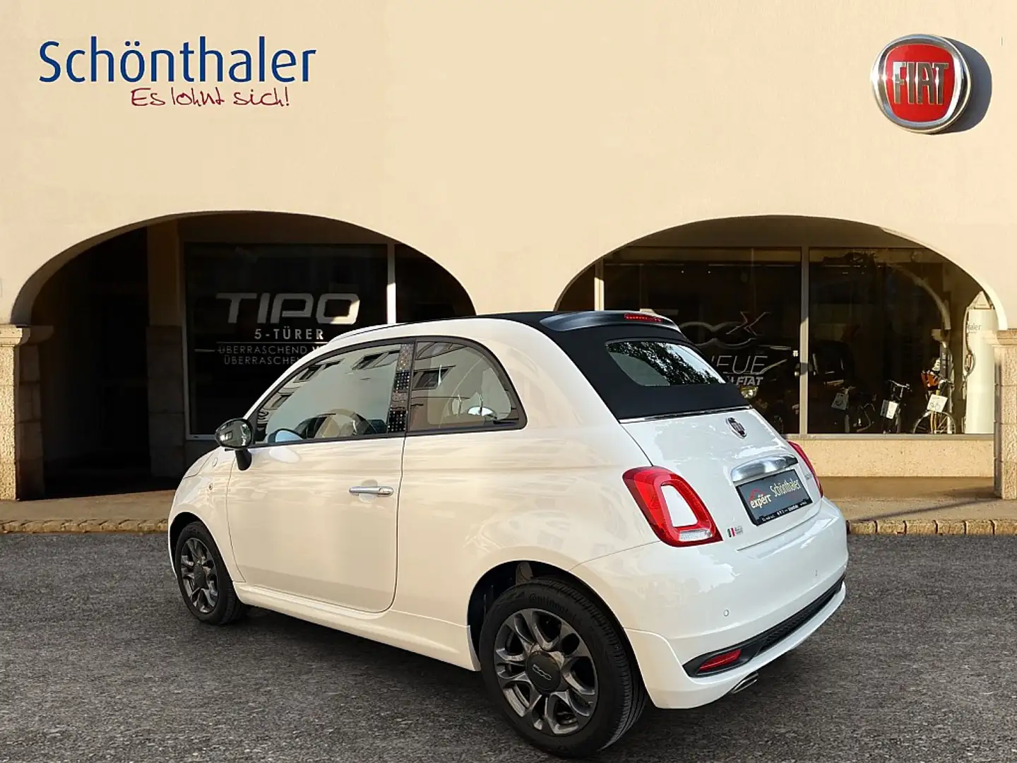 Fiat 500C FireFly Hybrid 70 Google Weiß - 2