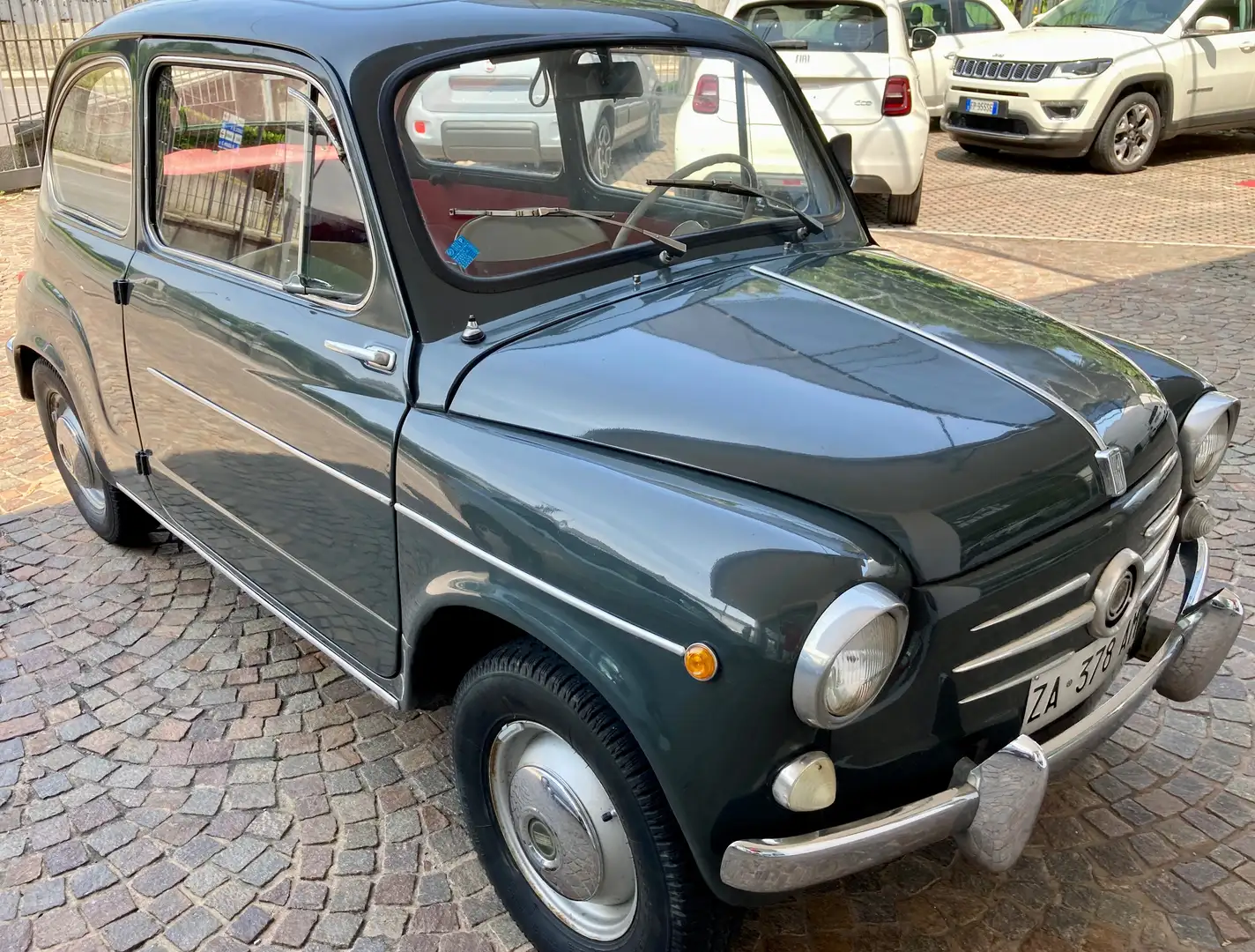 Fiat 600 PRIMA SERIE PORTE CONTROVENTO Gri - 2
