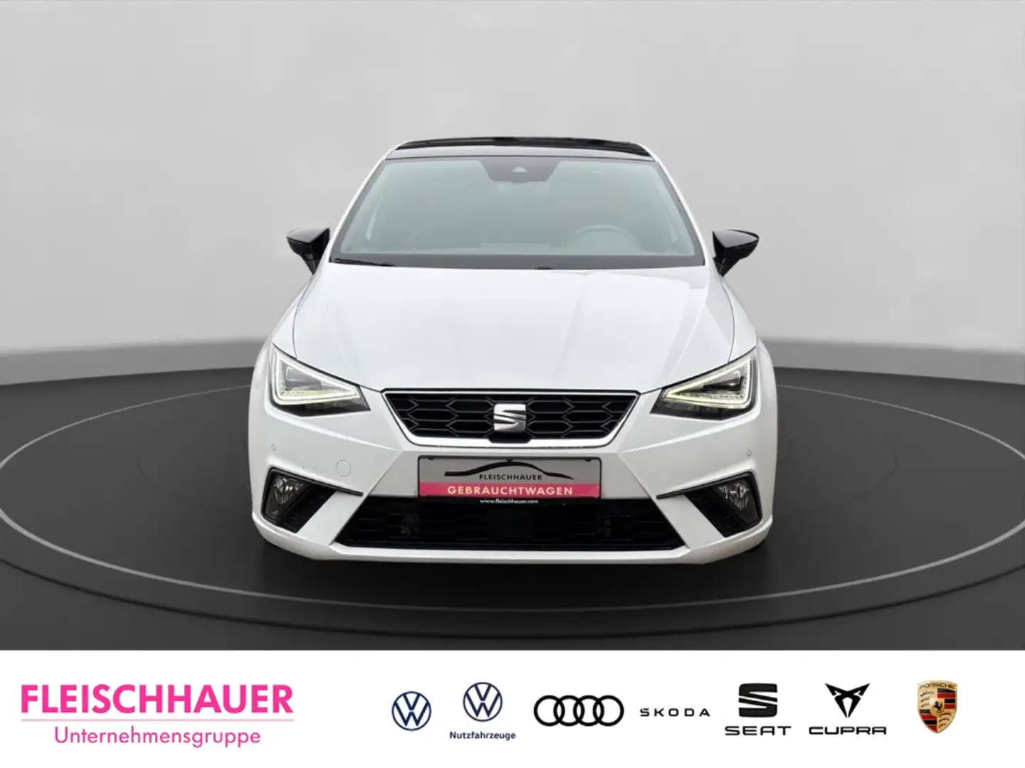 SEAT Ibiza FR 1.0 TSI DSG Voll-LED Panoramadach Navi Weiß - 2
