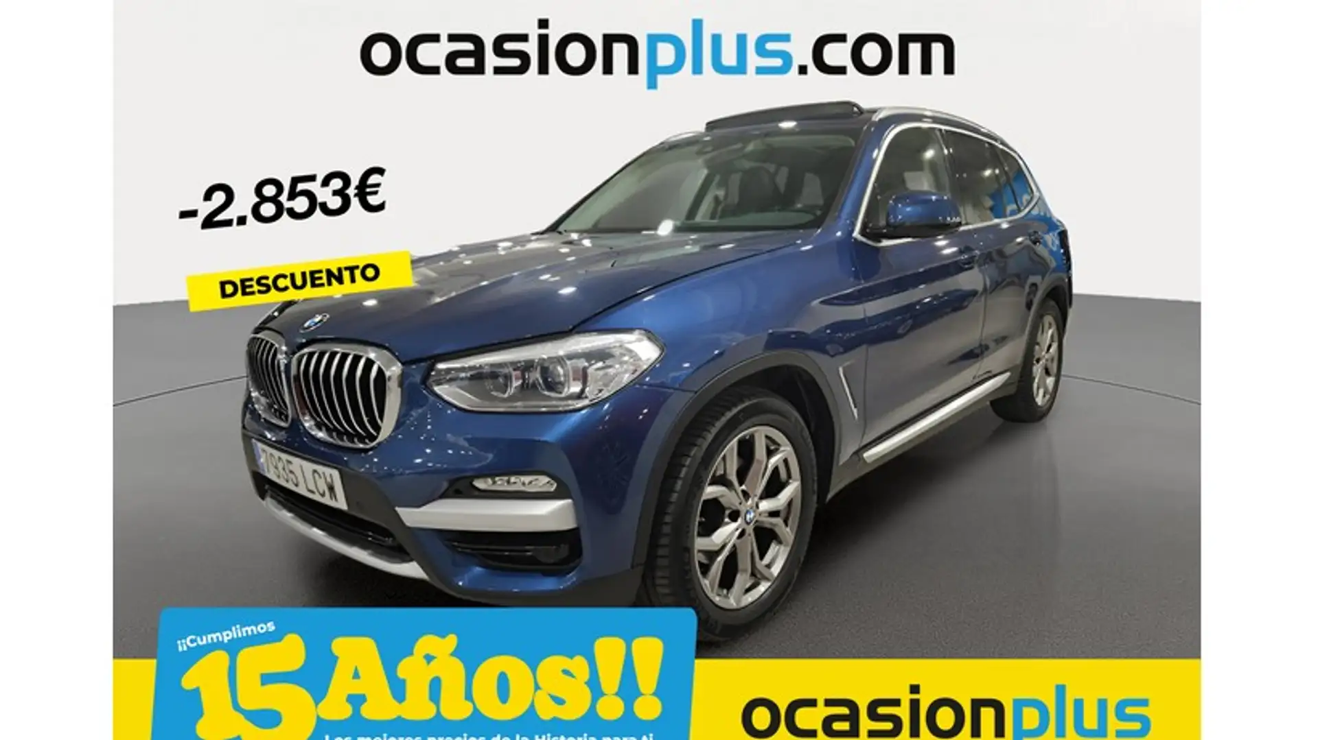 BMW X3 xDrive 20dA Azul - 1
