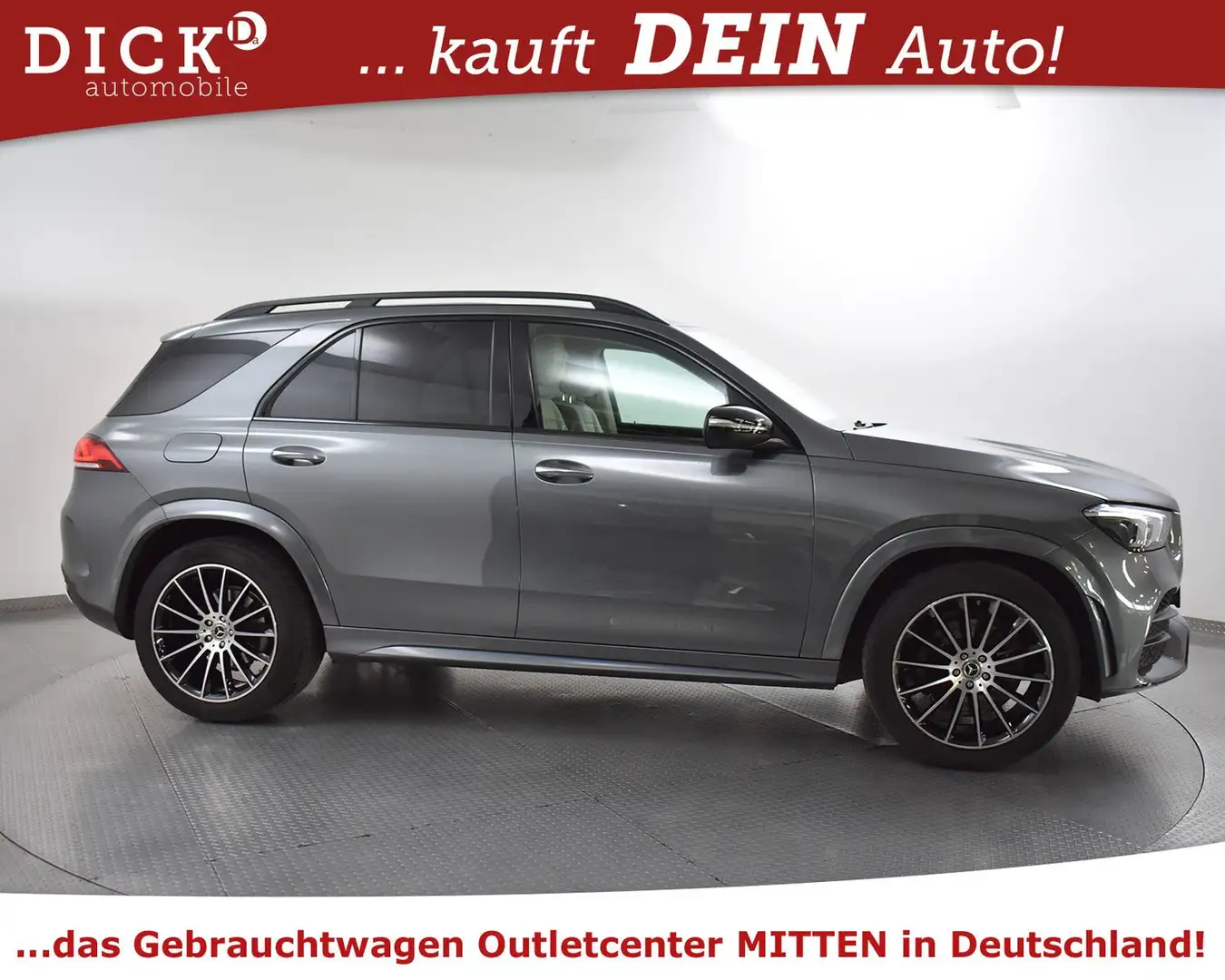 Mercedes-Benz GLE 350 d 4M 2X AMG Line NIGHT+LED+HEAD+BURM+360+ Grau - 2