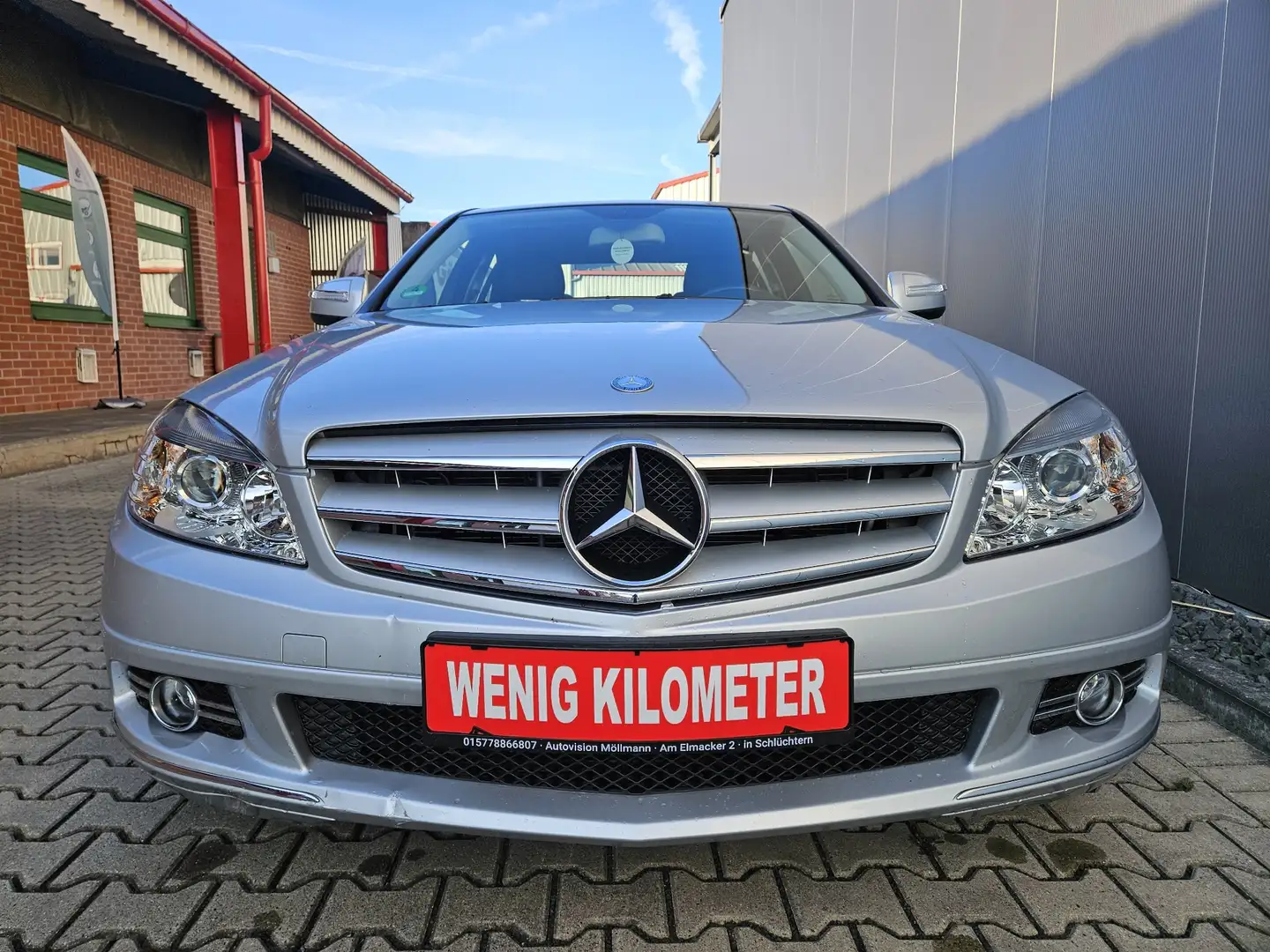 Mercedes-Benz C 200 184 PS, Klimaautom. SHZ, Scheckheft, Licht/Regens. Argento - 1