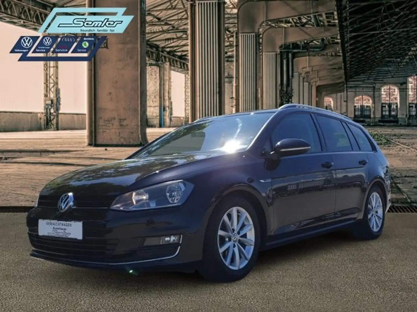Volkswagen Golf Variant 7 LOUNGE 1.4 TSI DSG GRA NAVI SHZ Noir - 1