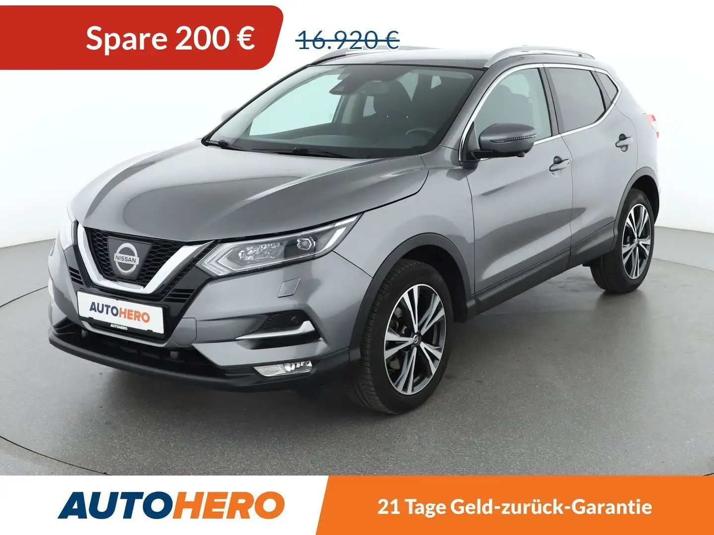 Nissan Qashqai 1.2 N-Connecta Aut.*LED*NAVI*TEMPOP*CAM*PDC*SHZ* Grey - 1