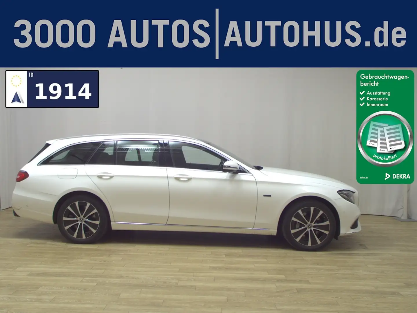 Mercedes-Benz E 300 T de Avantgarde Navi MB-LED Widesc. Pano Weiß - 1