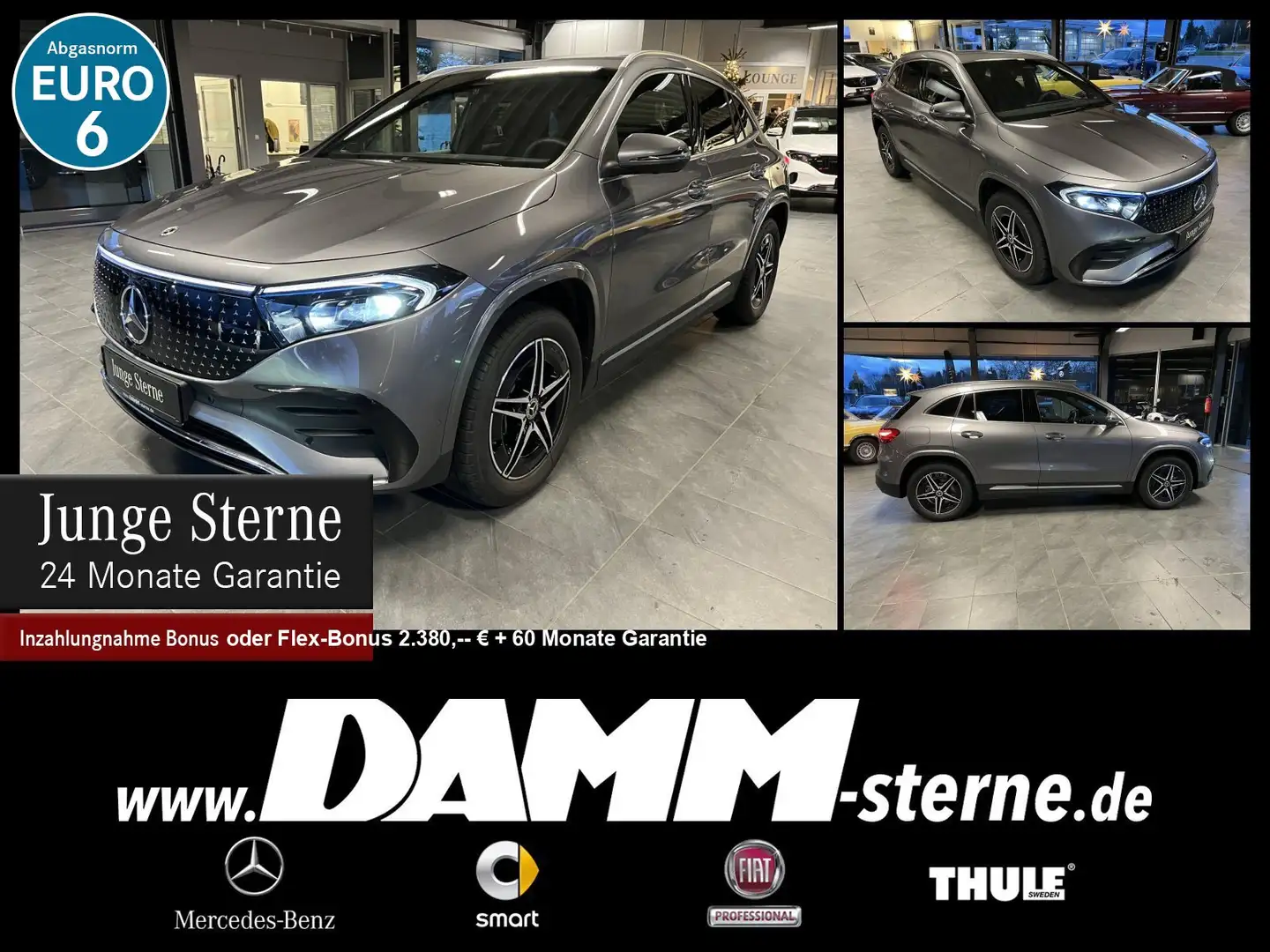 Mercedes-Benz EQA 300 EQA 300 4M AMG Premium/HUD/360°/FAP/MEMORY/+Flex Grau - 1