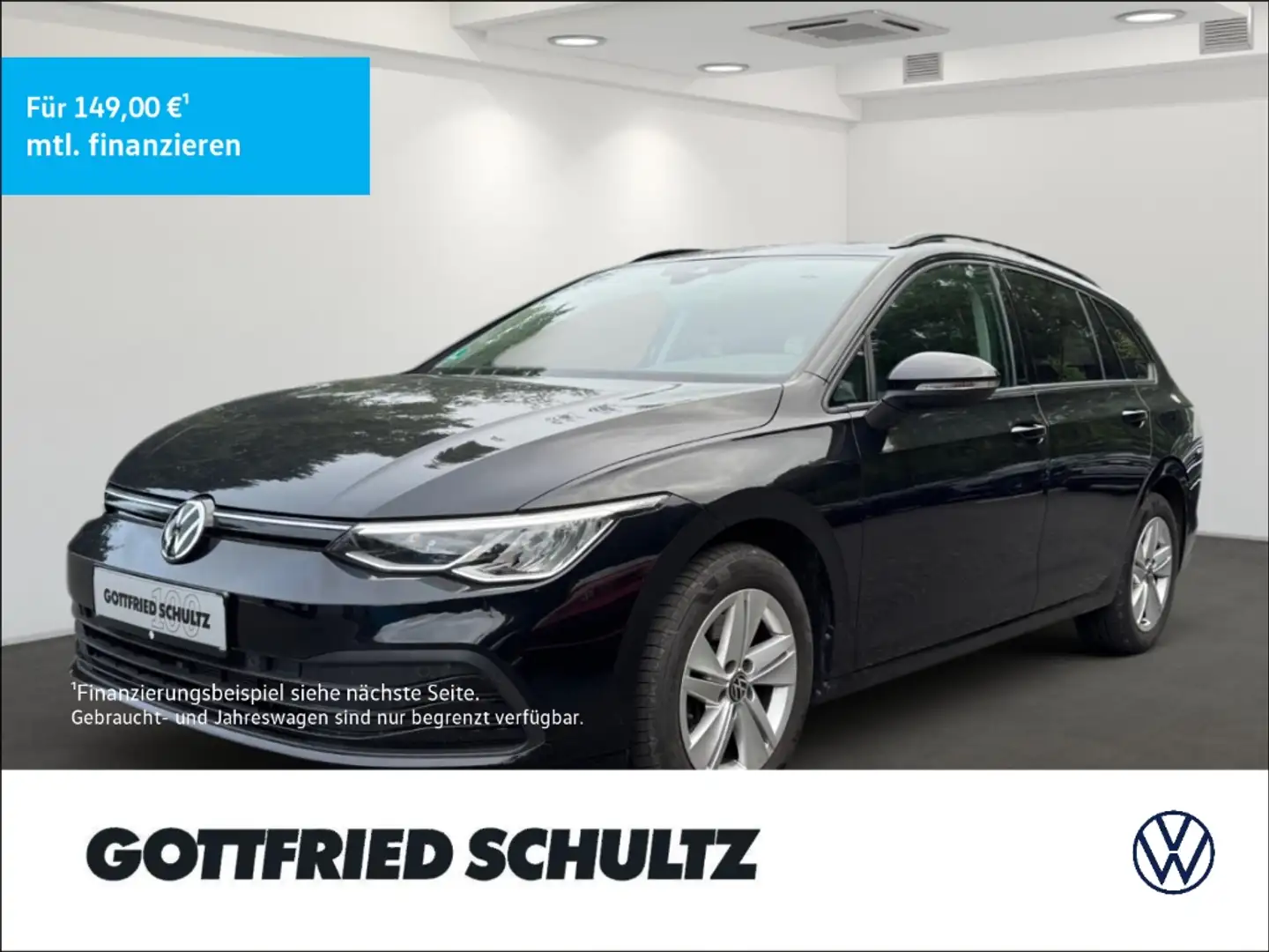 Volkswagen Golf Var 2.0 TDI DSG NAVI LED SHZ PDC LM Negro - 1