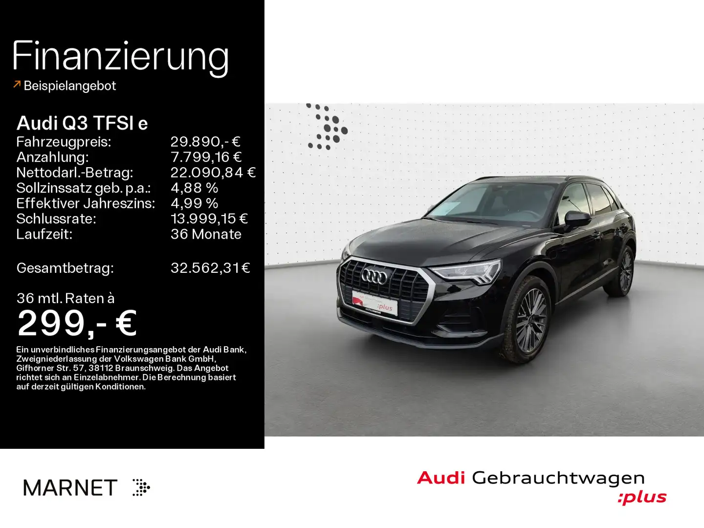 Audi Q3 45 S line*Navi*LED*Alu*PDC*Virtual Coc Nero - 1