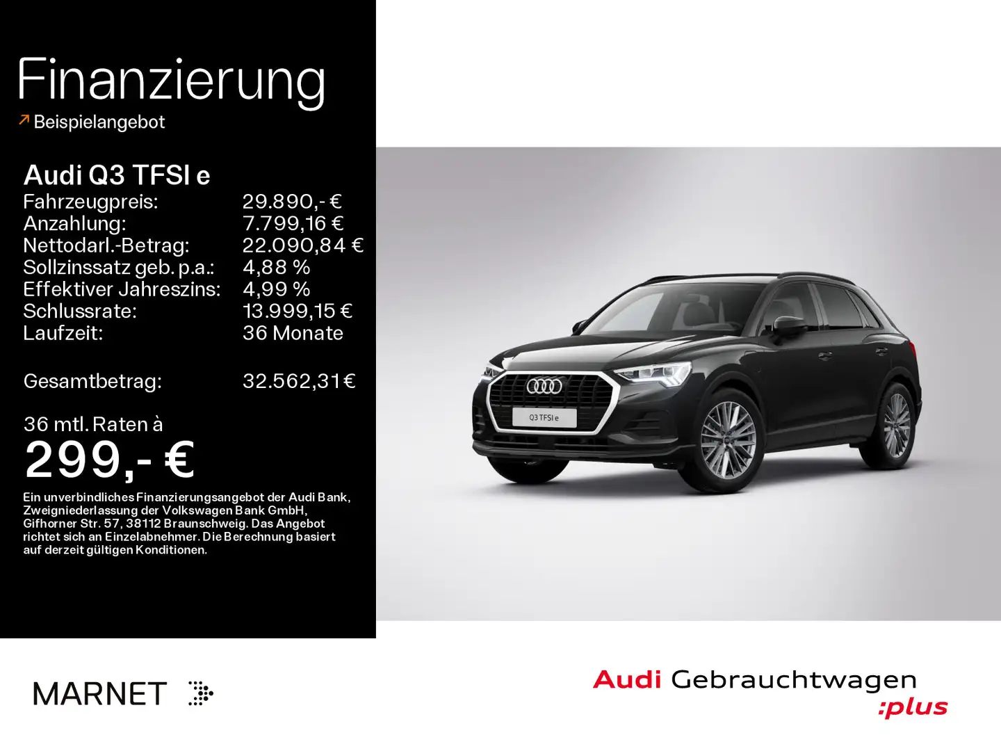 Audi Q3 45 S line*Navi*LED*Alu*PDC*Virtual Coc Noir - 1