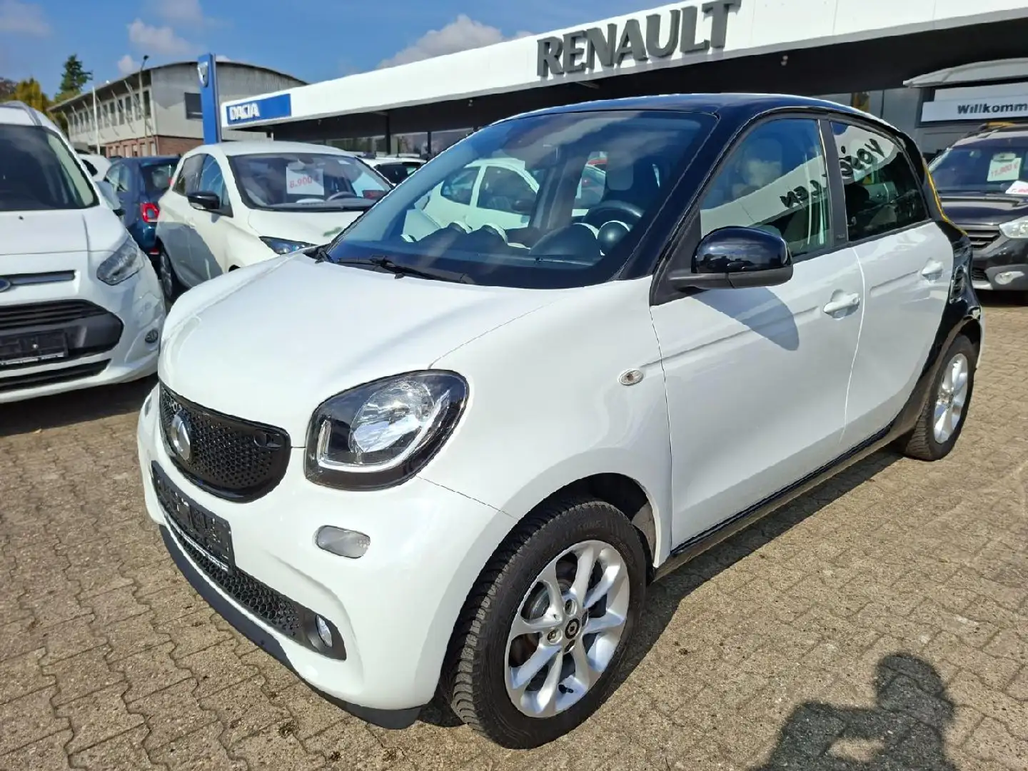 smart forFour Passion*Klima*PDC*SHZ*USB*Tempo Blanc - 1