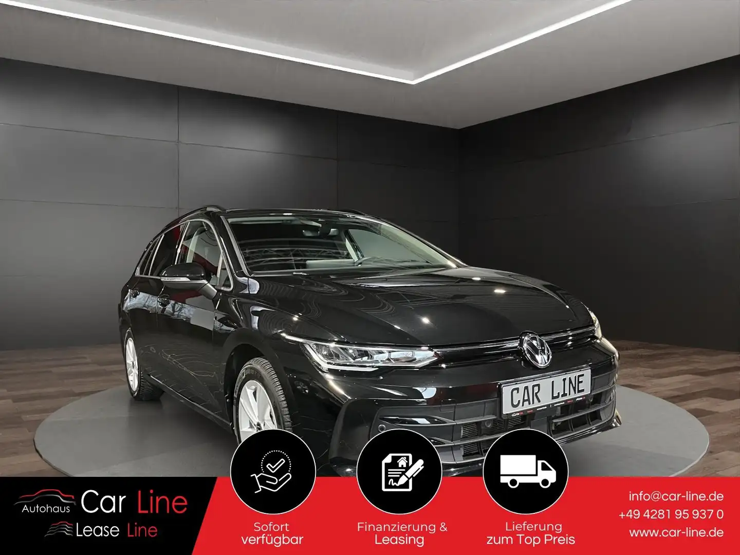 Volkswagen Golf Var. 2.0 TDI LIFE*ACC*NAV*DSG*AHK*HuD*LED* Schwarz - 1