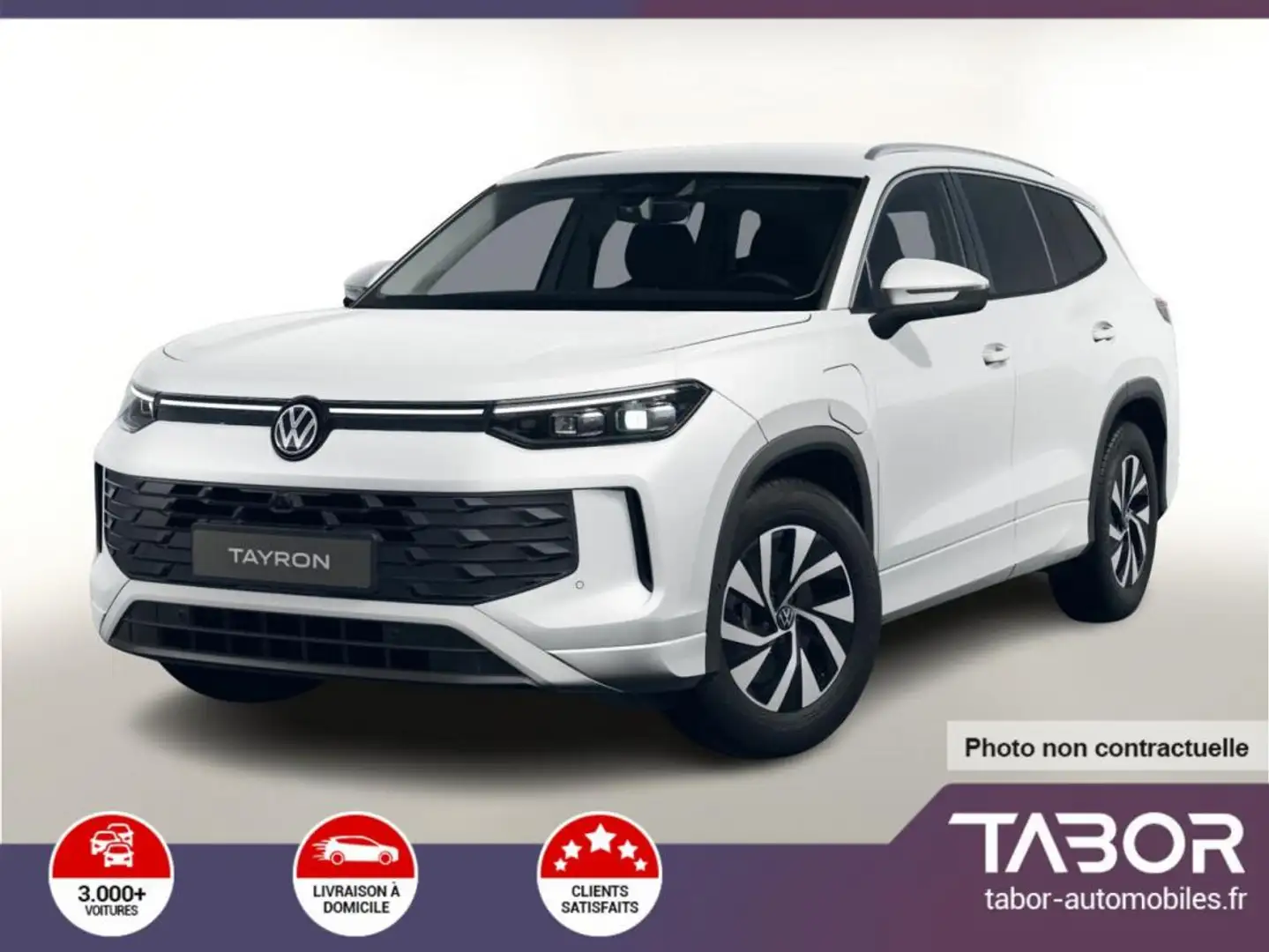 Volkswagen Tayron 1.5 eHybrid 204 DSG LED+ GPS Blanc - 1