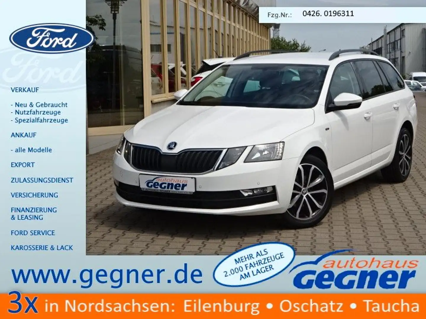 Skoda Octavia Combi 115PS Soleil Navi Tempomat Weiß - 1