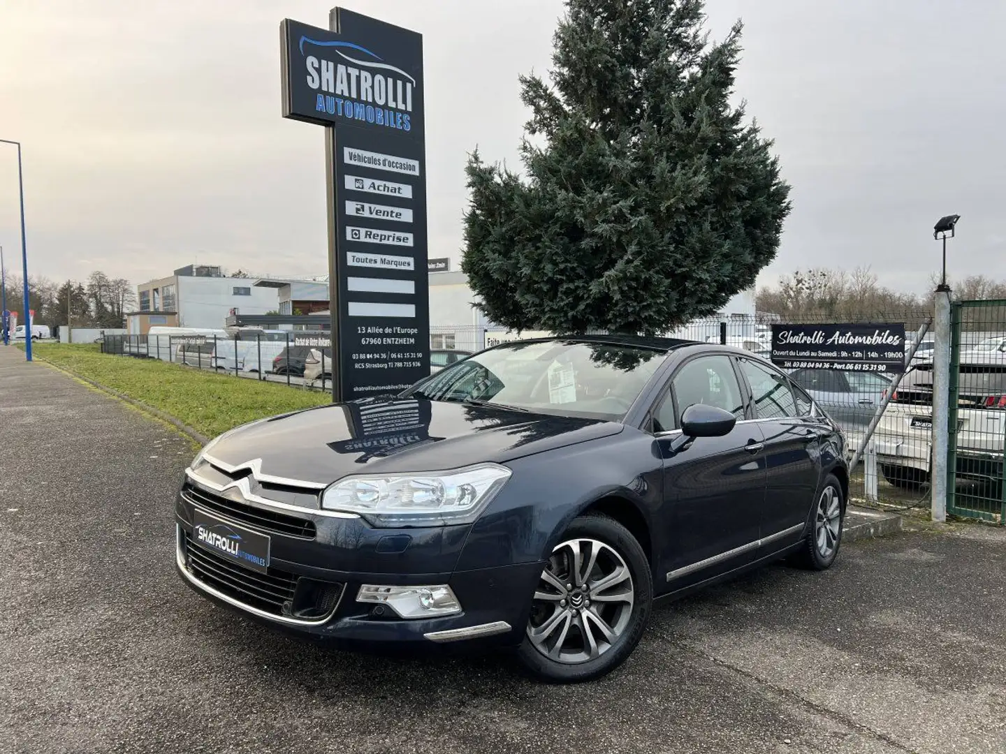 Citroen C5 Citroën II 2.0 BlueHDi 180ch Hydractive Millenium  Bleu - 1