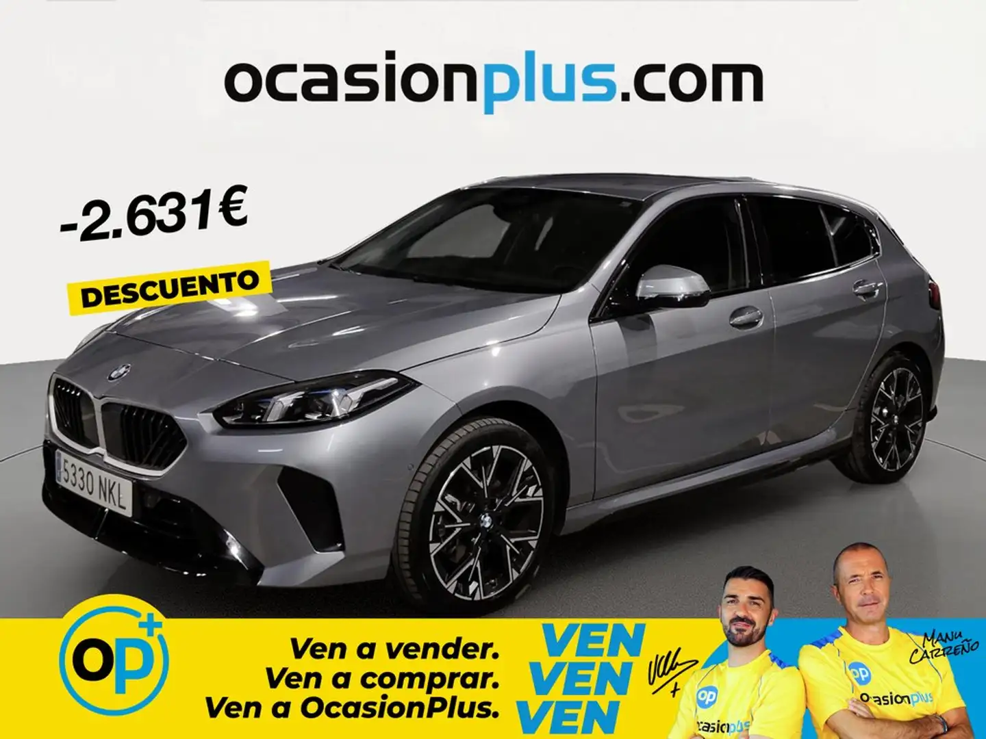BMW 116 118dA Gris - 1