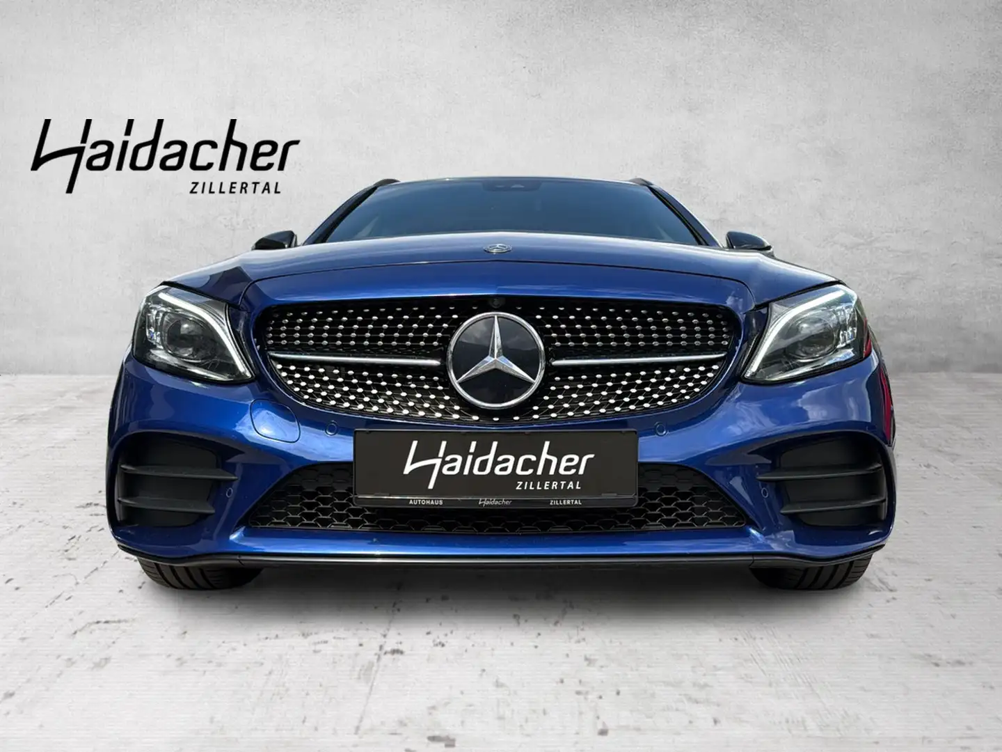 Mercedes-Benz C 220 d 4MATIC T-Modell AMG Night Mbeam AUT 360 Blau - 2