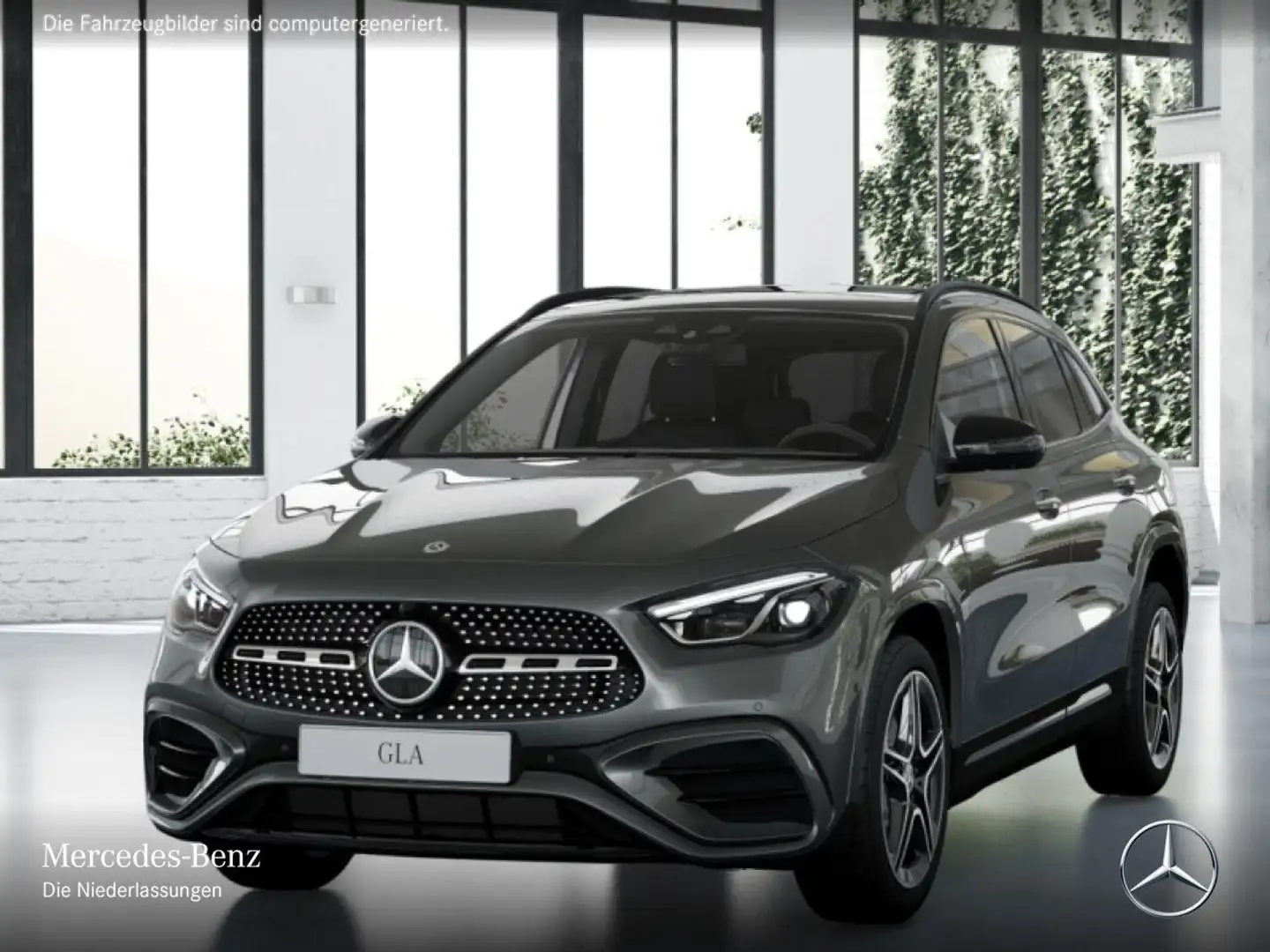Mercedes-Benz GLA 250 4M AMG+NIGHT+PANO+360°+AHK+MULTIBEAM+19" Grau - 2