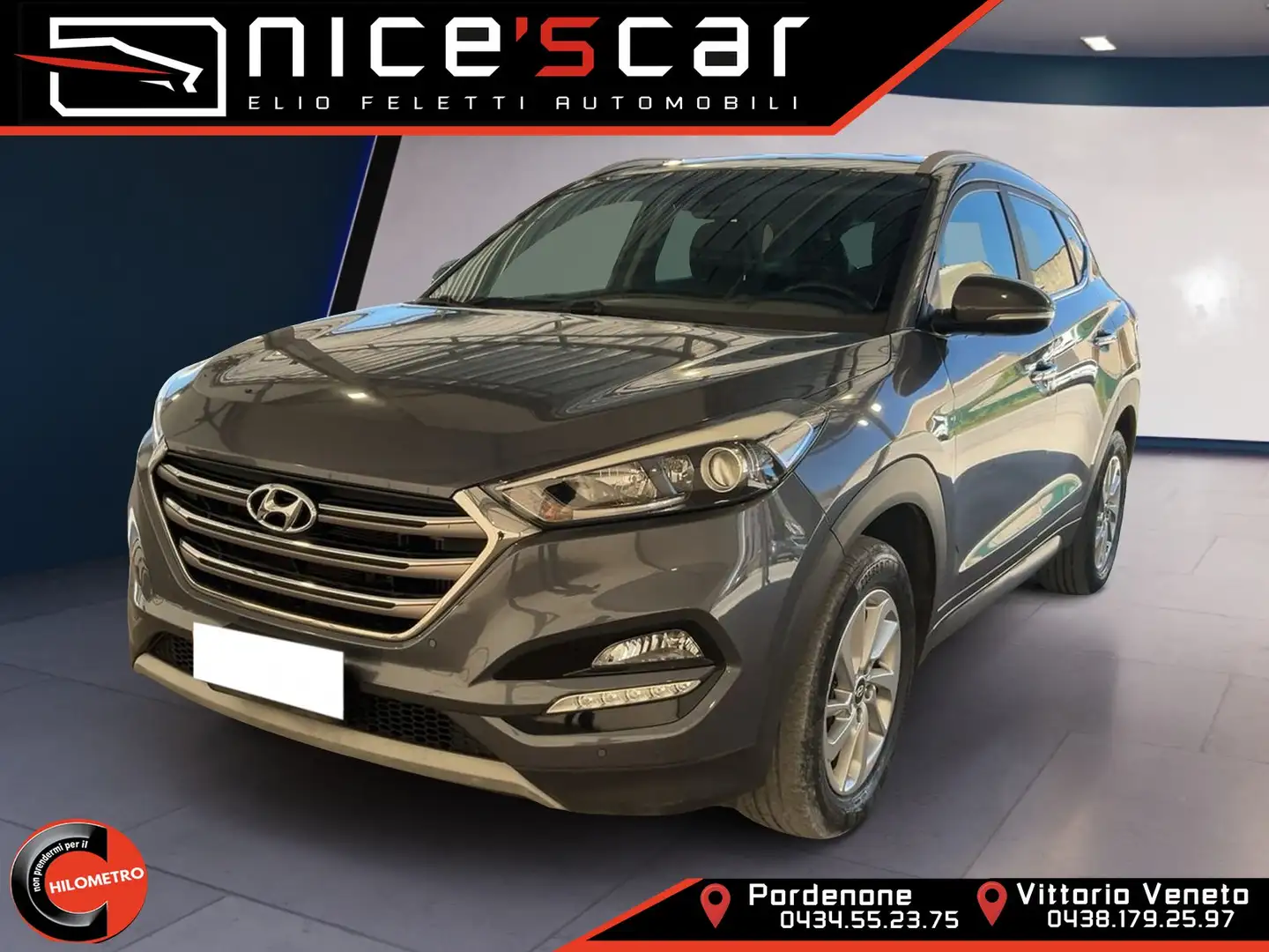 Hyundai TUCSON Tucson 1.7 CRDi XPossible Gris - 1