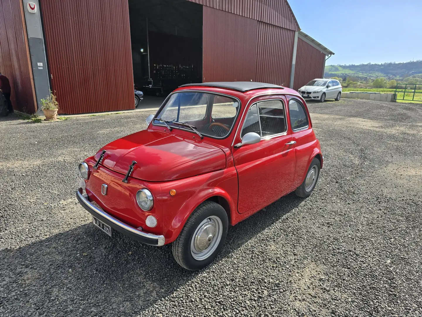 Fiat 500 F - targata FR Rosso - 1