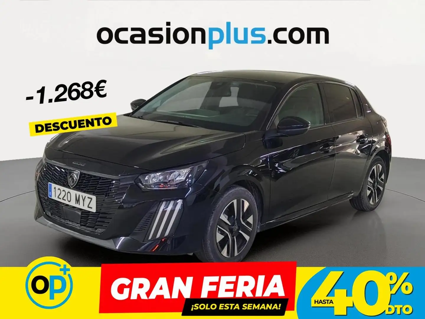 Peugeot 208 1.2 Puretech S&S Allure 100 Negro - 1
