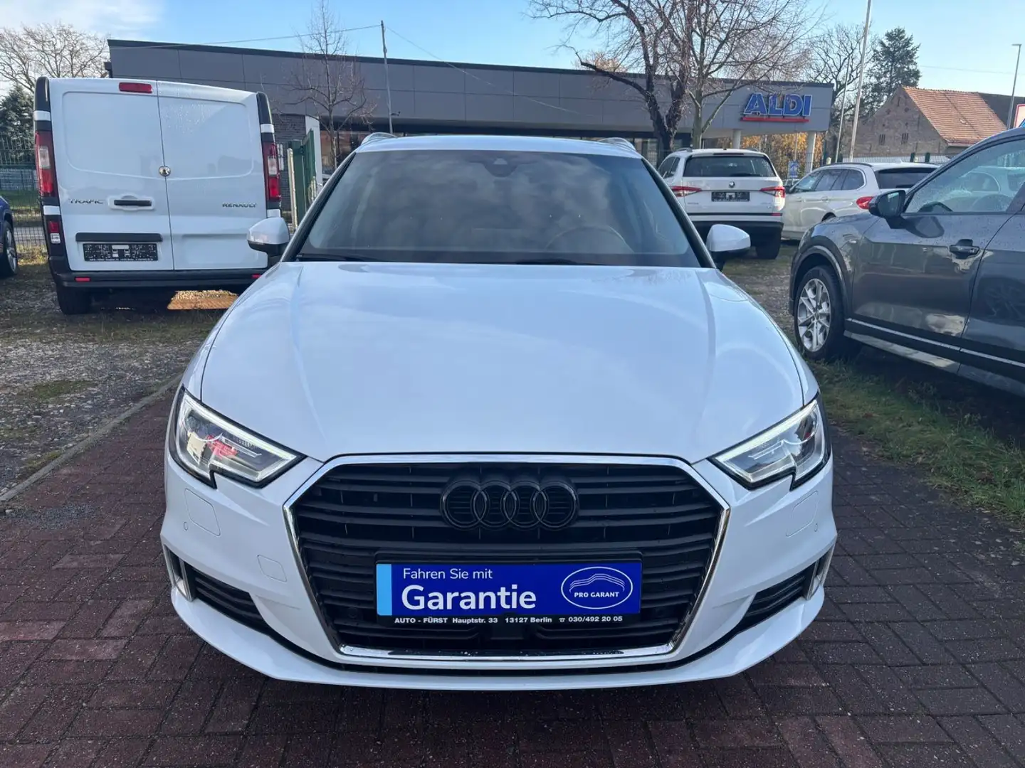Audi A3 Sportback+BI-XENON+NAVI+TEMPOM.+8-FACHB. Blanc - 2