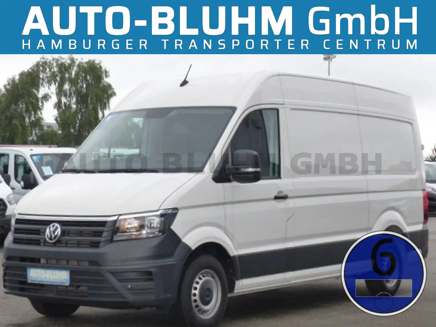 Volkswagen Crafter 35 TDI Kasten L3H3 + Klima 3-Sitze PDC Weiß - 1