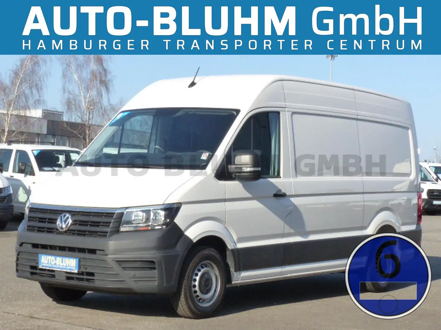 Volkswagen Crafter 35 TDI Kasten L3H3 + Klima 3-Sitze PDC Blanc - 1