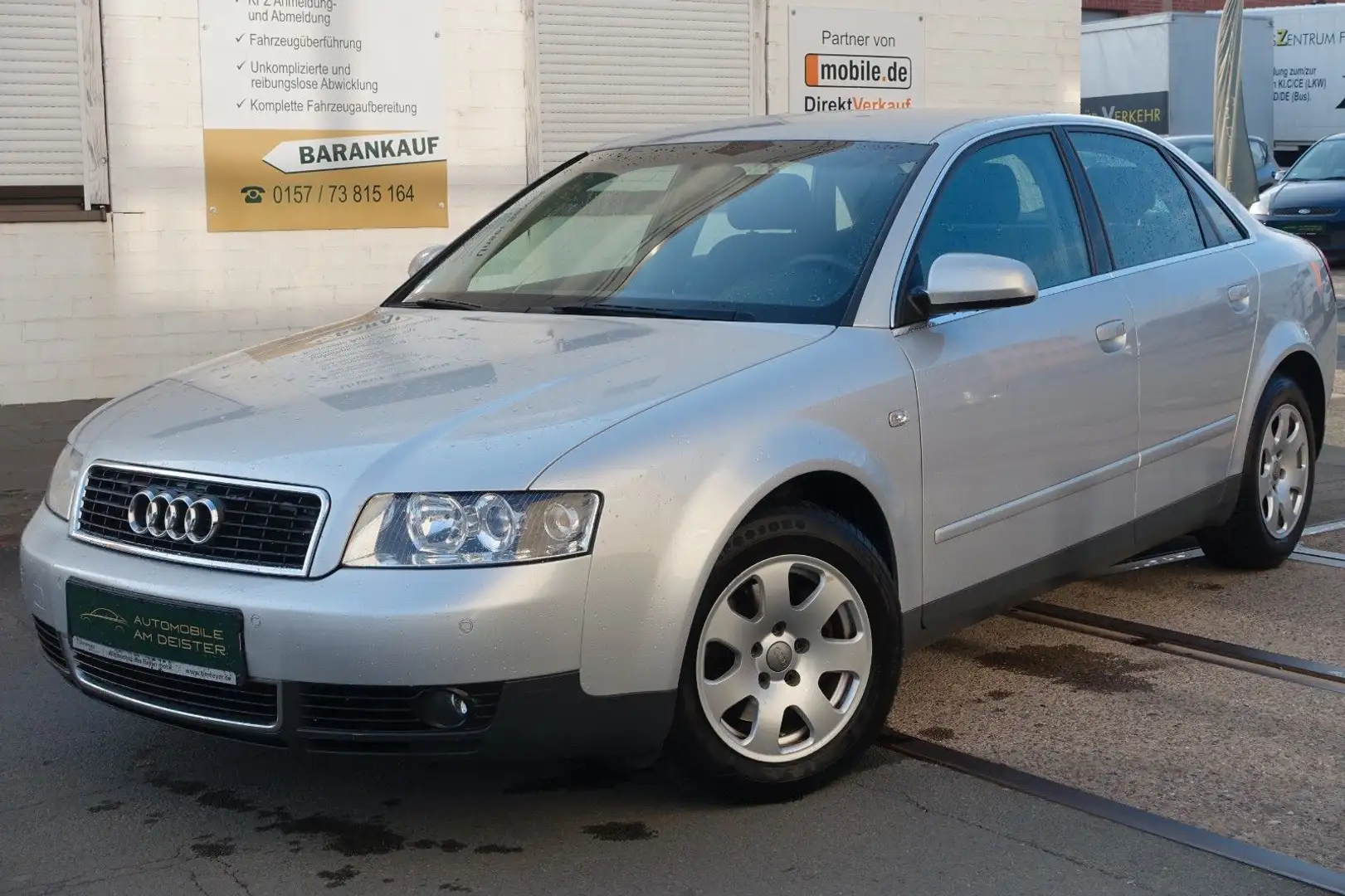 Audi A4 2.0 AUTOMATIK*TÜV+SER.+ZR+WAPU NEU*AHK*SHZ*PD Plateado - 2