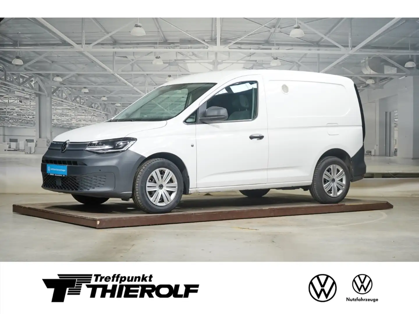 Volkswagen Caddy Cargo 2.0 TDI Radio PDC Heckflügeltüren Weiß - 1