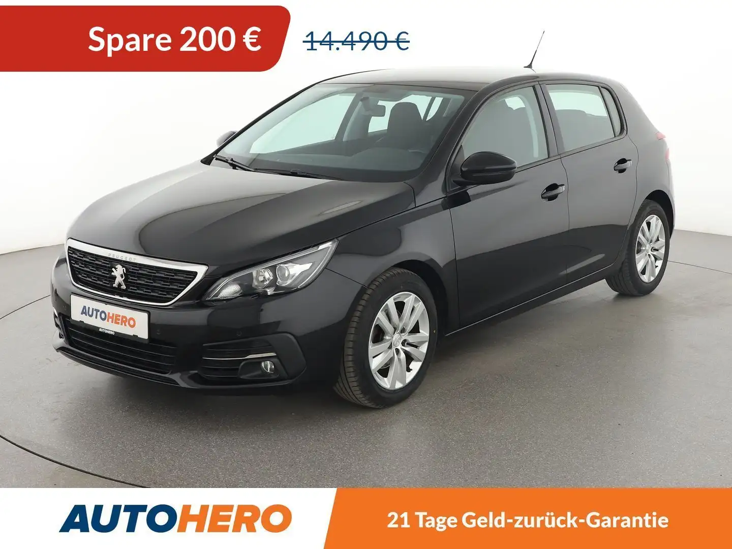 Peugeot 308 1.5 Blue-HDi Active Aut*NAVI*TEMPO*PDC*SHZ*KLIMA* Schwarz - 1