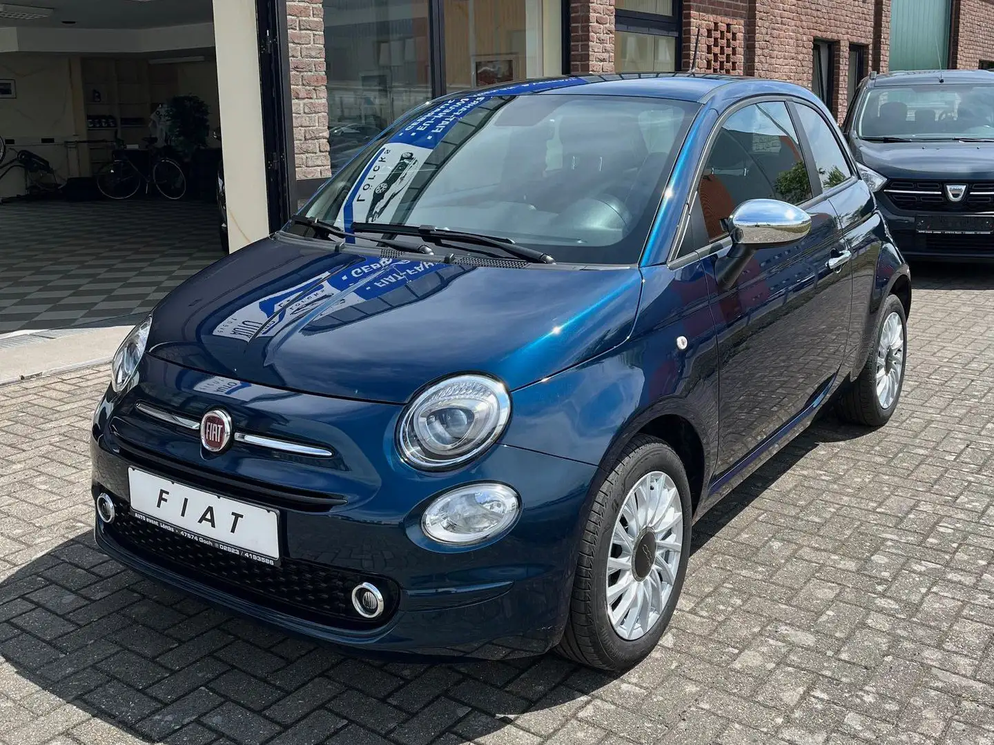 Fiat 500 Hybrid Blau - 1