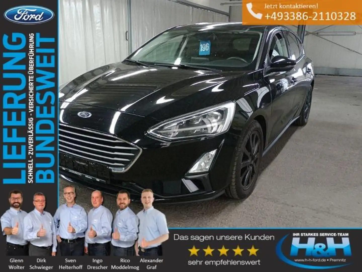 Ford Focus 1.5 EcoB Aut. Cool&Connect StandHZ+LED Чорний - 1