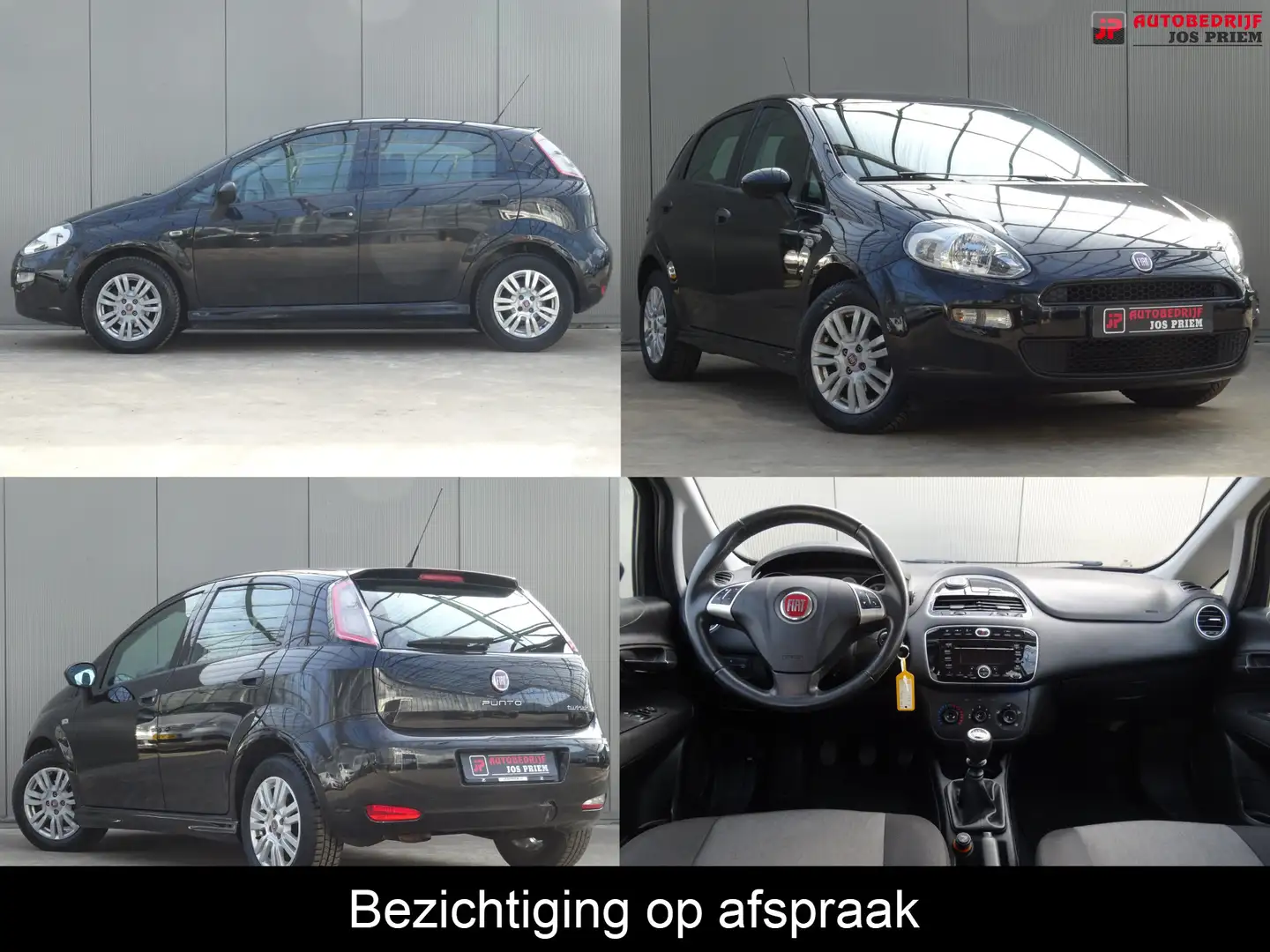 Fiat Punto Evo 0.9 TwinAir Street * 4 SEIZOENSBANDEN * AIRCO !! Fekete - 1