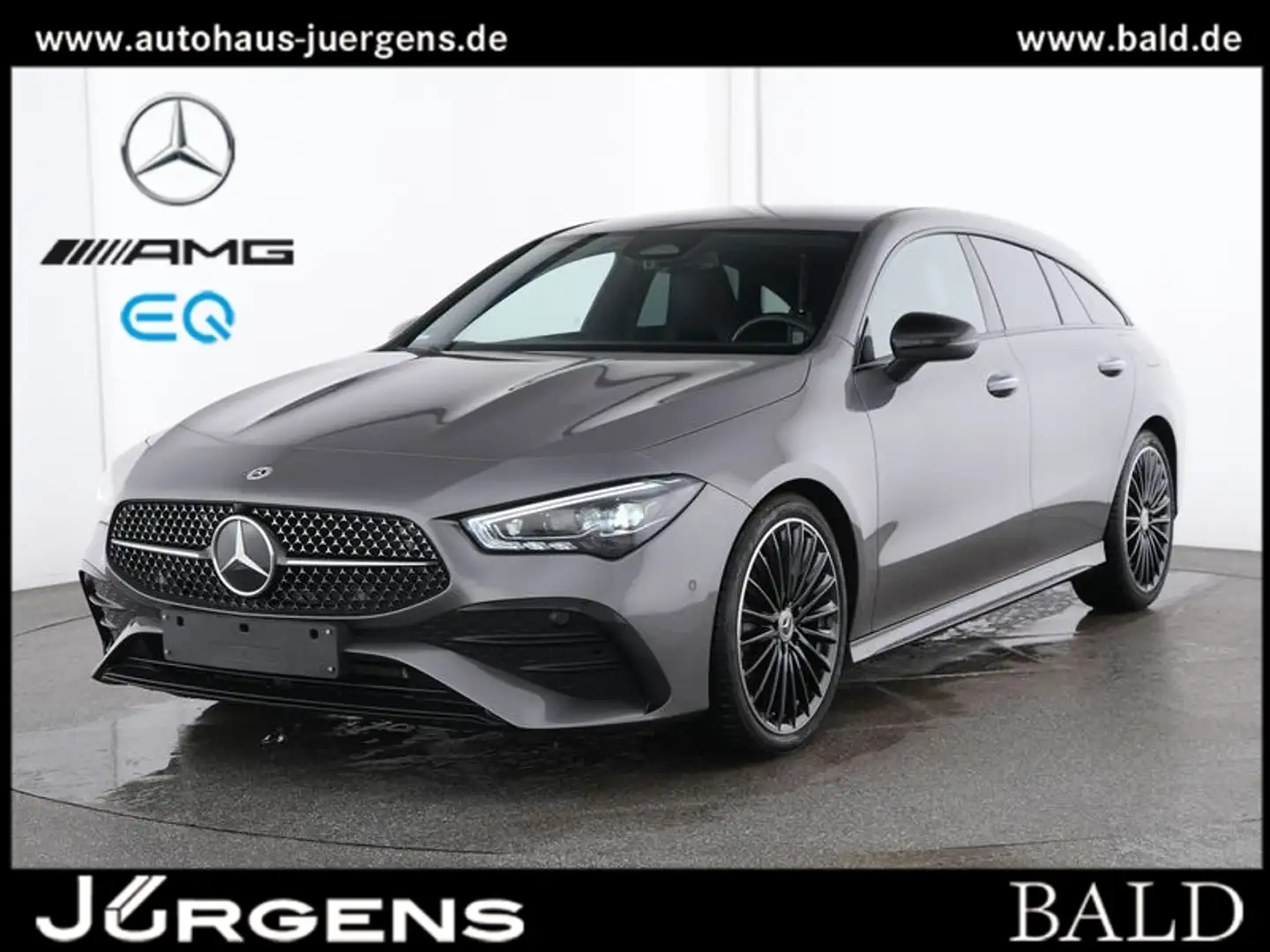 Mercedes-Benz CLA 220 d SB AMG-Sport/Night/MBeam/Cam/Totw/19" Gris - 1