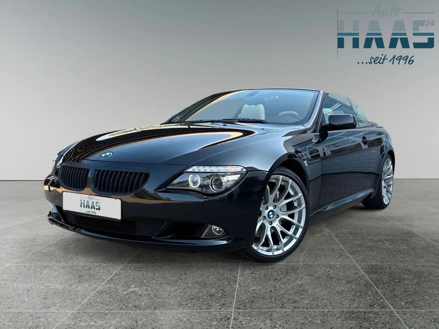 BMW 650 CI Cabrio V8 LPG/Benzin LEDER NAVI Xenon crna - 1