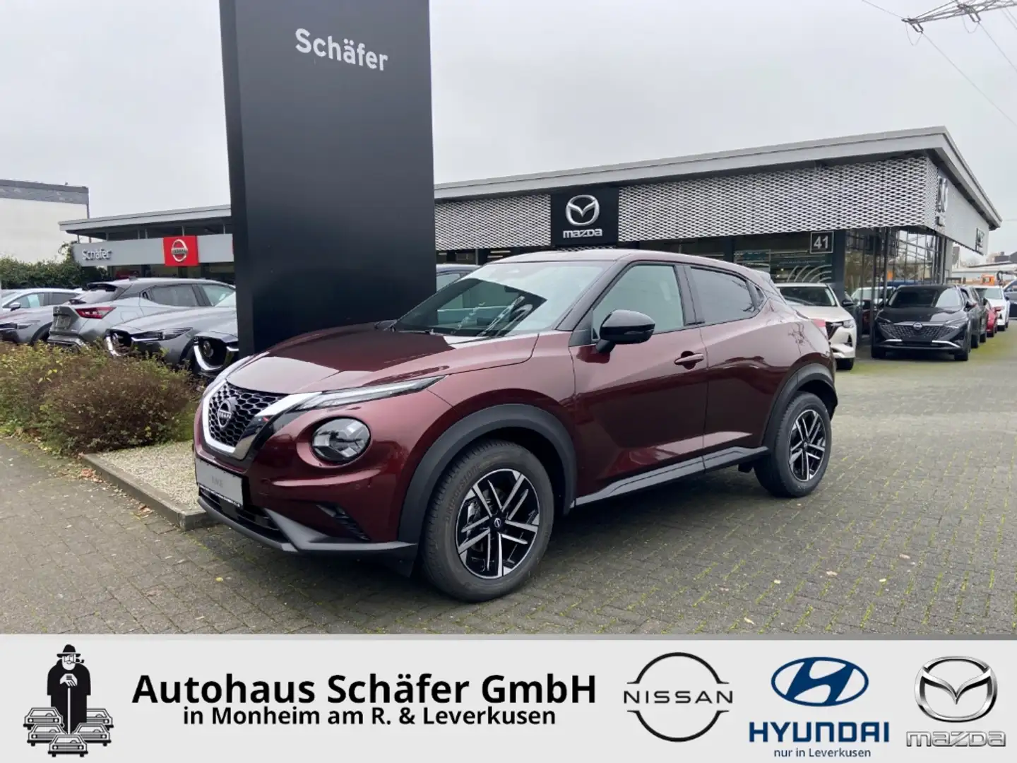 Nissan Juke N-CONNECTA 1.0 DIG-T 114PS 7-DCT Tech-P Winter II Rojo - 1
