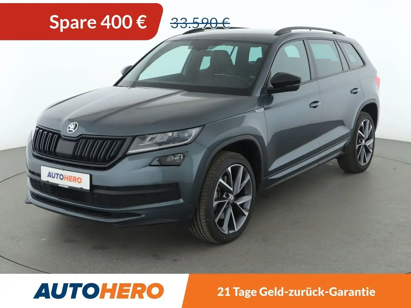Skoda Kodiaq 2.0 TSI Sportline 4x4 Aut.*NAVI*LED*TEMPO*CAM*PDC* Gris - 1