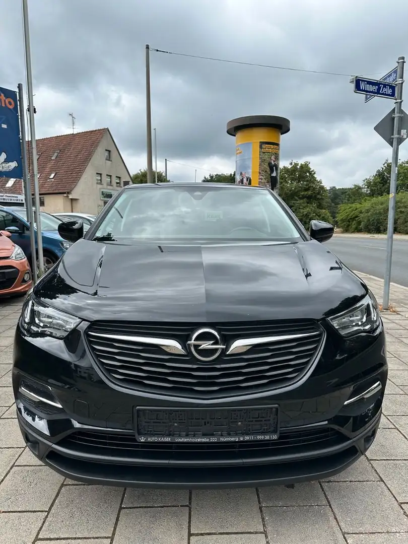 Opel Grandland X Grandland Edition 1.2 Turbo 2HAND/SHZ/8 FACH/PDC Zwart - 2