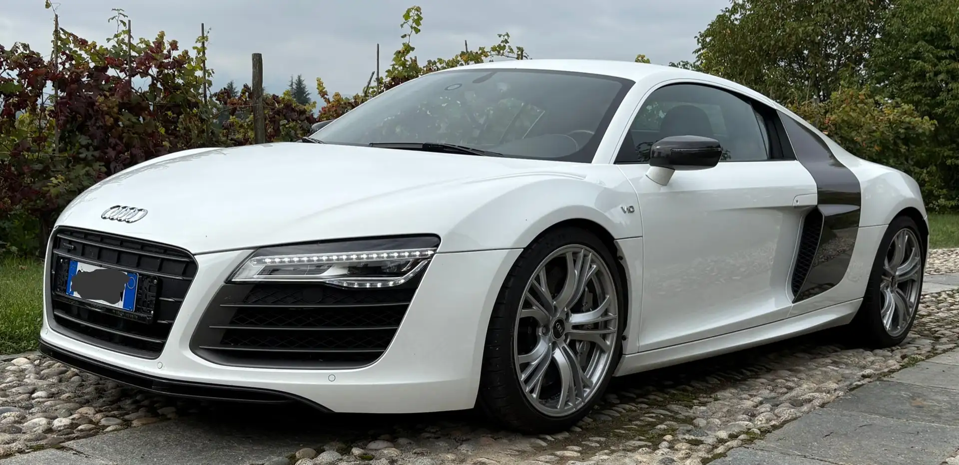 Audi R8 Coupe 5.2 V10 fsi plus quattro S-tronic Blanc - 2