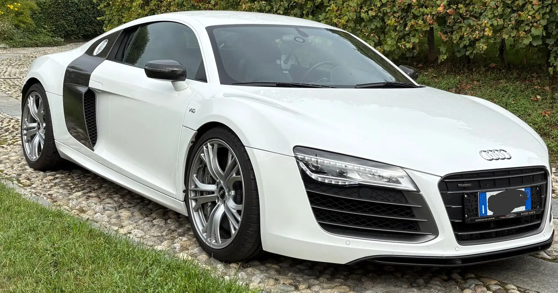 Audi R8 Coupe 5.2 V10 fsi plus quattro S-tronic Blanc - 1