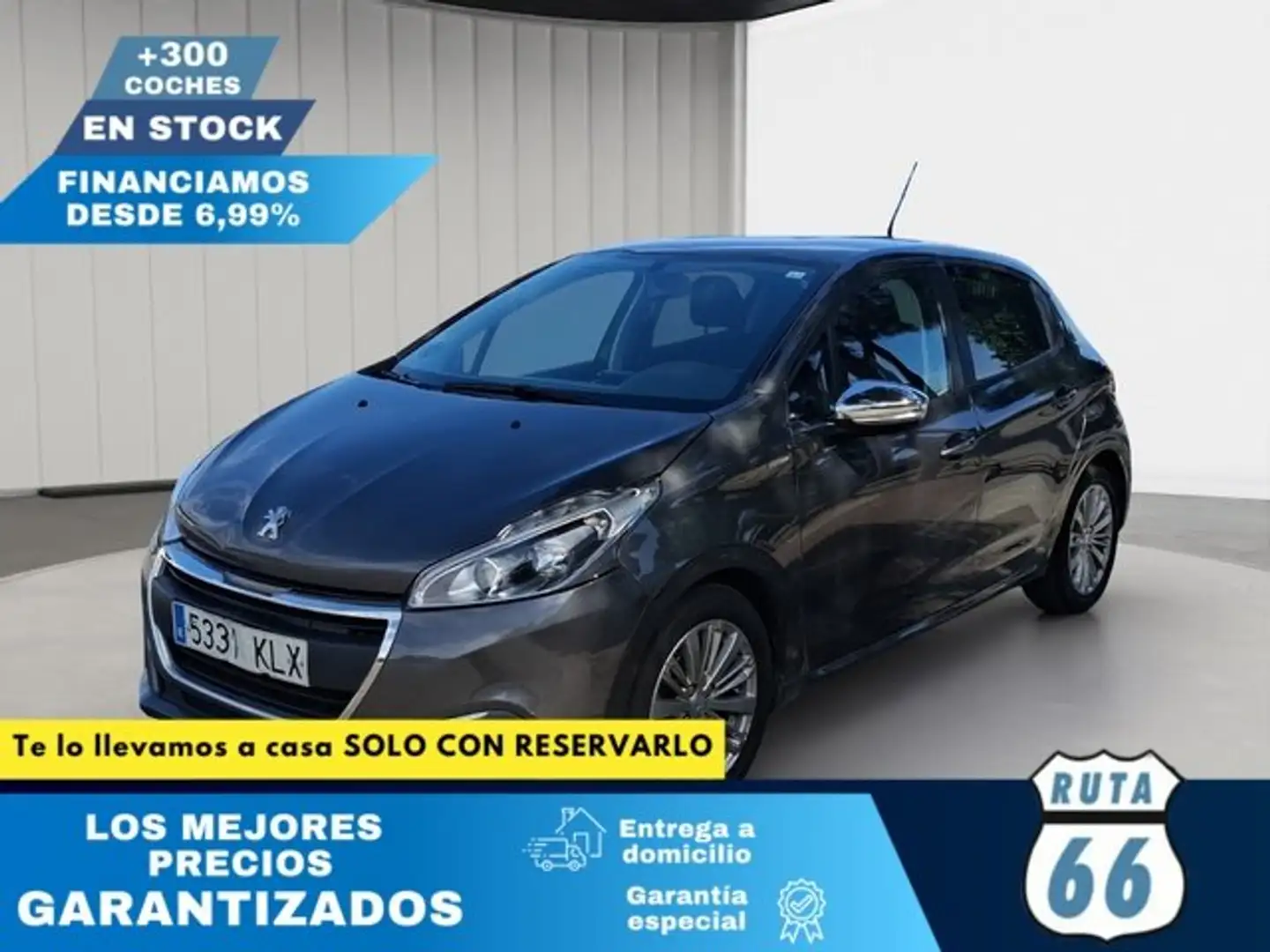 Peugeot 208 1.2 PureTech Style 82 Gris - 1