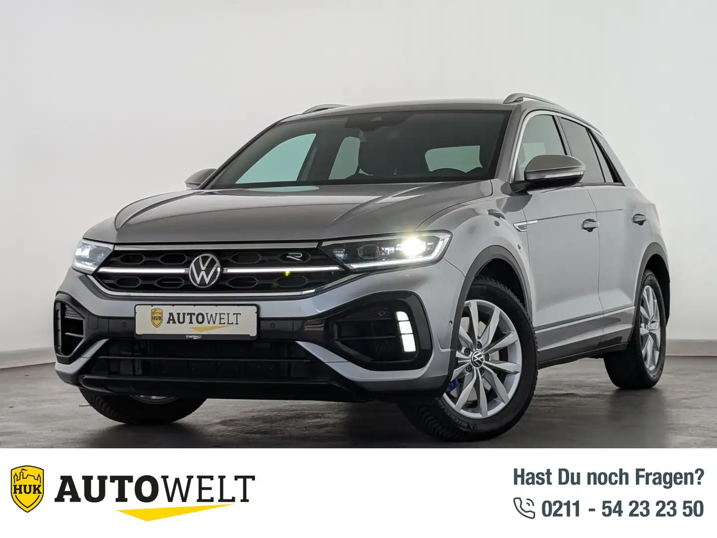 Volkswagen T-Roc T-Roc 2.0 TSI R 4Motion (EURO 6d) LED+NAVI+AHK+ Silber - 1